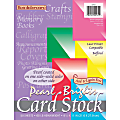 Pacon Pearl Cardstock - Assorted Bright - Letter - 8 1/2" x 11" - 65 lb Basis Weight - Pearl Brights - 1 / Pack - Acid-free, Lignin-free, Heavyweight, Archival-safe