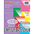 Pacon Pearl Cardstock - Assorted Bright - Letter - 8 1/2"x11" - 65 lb Basis Weight - Pearl Brights - 1/Pack - 109131 1 thumbnail image