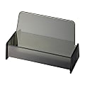 OIC® Broad Base Business Card Holder, Smoke 1 thumbnail image
