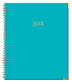 Nicole Miller for Blue Sky™ Weekly/Monthly Hardcover Planner, 8" x 10", 50% Recycled, Bramble, January to December 2018 (103284)