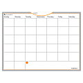 AT-A-GLANCE® WallMates™ Dry-Erase Calendar Surface, 18" x 24", Monthly Undated