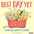 2026 Willow Creek Press Art & Design Monthly Wall Calendar, 12" x 12", Best Day Yet, January To December, 50200 1 thumbnail image