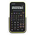 Sharp® EL-501XBGR Scientific Calculator, Green