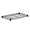 Honey-Can-Do Powder-Coat Steel Shelf, 250-Lb Capacity, 1"H x 14"W x 24"D, Black 1 thumbnail image