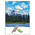 Amanti Art Lucie White Wood Picture Frame, 19" x 25", Matted For 18" x 24" 1 thumbnail image