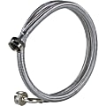 Certified Appliance Accessories 2 pk Braided Stainless Steel Washing Machine Hoses with Elbow - 72" - WM72SSL2PK 1 thumbnail image