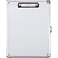 Vaultz Locking Storage Clipboard, 2" x 10", White