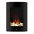 Cambridge® Vertical Electric Fireplace With Multicolor Flame And Driftwood Log Display, Black 1 thumbnail image