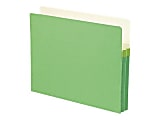Smead® Color Top-Tab File Pockets, Letter Size, 1 3/4" Expansion, Green 1 thumbnail image