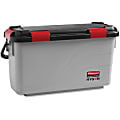 Rubbermaid Commercial Microfiber Pads Charging Bucket - Comfortable Handle, Non-porous, Watertight - 13.5" x 10.5" - Gray - 3 / Carton 1 thumbnail image