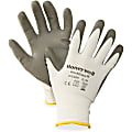 NORTH WorkEasy Dyneema Cut Resist Gloves - Large Size - Nitrile, High Performance Polyethylene (HPPE) Liner, Polyurethane Palm - Gray - For Construction, Municipal Service - 24 / Carton