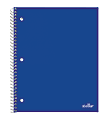 Office Depot® Brand Stellar Poly Notebook, 8" x 10-1/2", 1 Subject, Wide Ruled, 100 Sheets, Blue 1 thumbnail image