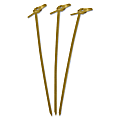 Royal Paper Knotted Bamboo Pick, 4", Olive Green, Pack Of 1,000 Picks 1 thumbnail image
