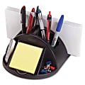 Rubbermaid® Regeneration Desktop Organizer, 3 3/5"H x 6 4/5"W x 6 7/10"D, Black 1 thumbnail image