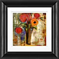 Timeless Frames Marren Framed Floral Artwork, 10" x 10", Black, Love Poem I