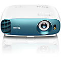 BenQ TK800 3D Ready DLP Projector - 16:9 - 3840 x 2160 - Front - 2160p - 4000 Hour Normal Mode - 10000 Hour Economy Mode - 4K UHD - 10,000:1 - 3000 lm - HDMI - USB