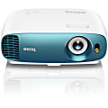 BenQ TK800 3D Ready DLP Projector - 16:9 - 3840 x 2160 - Front - 2160p - 4000 Hour Normal Mode - 10000 Hour Economy Mode - 4K UHD - 10,000:1 - 3000 lm - HDMI - USB 1 thumbnail image