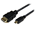 StarTech.com High-Speed HDMI Cable With Ethernet, 3', HDMIADMM3