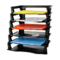 Rubbermaid® Regeneration Letter Tray, 2 3/4"H x 9"W x 15 1/4"D, Black, 1 Pack Of 6 Trays 1 thumbnail image
