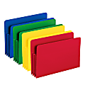 Smead® Poly Expanding File Pockets, Legal Size, 3 1/2" Expansion, Assorted Colors (No Color Choice), Pack Of 4 1 thumbnail image