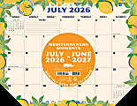 Willow Creek Press Academic Monthly Desk Pad Calendar, 17" x 12", Mediterranean Moments, July 2026 - June 2027, Total Qty 1 1 thumbnail image