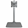 StarTech.com Single Monitor Stand - Silver - VESA Mount - Monitor Arm Desk Stand - Computer Monitor Stand - Place a display up to 30" in size at your desk using this height-adjustable monitor mount with integrated cable management - Works on all VESA