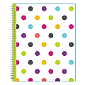 Blue Sky™ CYO Weekly/Monthly Safety Wirebound Planner, 8-1/2" x 11", Teacher Dots, July 2022 to June 2023, 100330-A