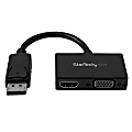 StarTech.com Travel A/V 2-in-1 DisplayPort To HDMI Or VGA Adapter