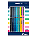 Emily Ley Pilot® Precise V5  Rolling Ball Pens, Needle Point, 0.5 mm, Assorted Ink Colors, Pack Of 7 Pens
