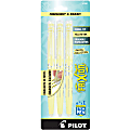 Pilot® FriXion Light Pastel Erasable Highlighters, Chisel Point, Yellow, Pack Of 3 Highlighters