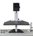 ERGO DESKTOP Kangaroo Pro Standing Desk Bundle, 36”H x 28”W x 24”D, Black