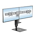 Mount-It! Freestanding Dual Monitor Arm For 17" to 32" Screens With Height Adjustment, Black 1 thumbnail image
