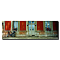 Trademark Global Scooter In Versailles Gallery-Wrapped Canvas Print By Preston, 6"H x 19"W