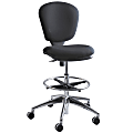Safco® Metro™ Extended Height Chair, Chrome/Black 1 thumbnail image