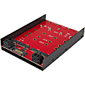 StarTech.com 4x M.2 SATA Mounting Adapter for 3.5in Drive Bay - 4-Drive M.2 SSD to SATA Adapter 1 thumbnail image