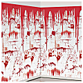 Amscan Halloween Chop Shop Scene Setter Room Rolls, 48" x 480", Red, Pack Of 2 Rolls 1 thumbnail image