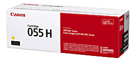 Canon 055H Yellow High Yield Toner Cartridge 3017C001