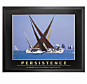 Office Depot® Brand Framed Motivational Art, 24"H x 30"W, Persistence