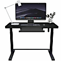 Rise Up® Electric 46"W Standing Computer Desk, Black 1 thumbnail image