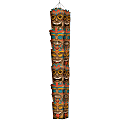 Amscan Summer Totem Pole Decoration, 96" x 10", Brown