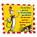 Amscan Dr. Seuss Large Reading Cutouts, 15" x 15", Yellow, Pack Of 9 Cutouts