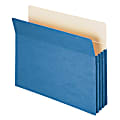 Smead® Color File Pockets, 3 1/2" Expansion, 9 1/2" x 11 3/4", Blue, Pack Of 25 1 thumbnail image