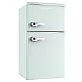 Avanti Retro Compact Refrigerator, 2-Door, 3 Cu Ft, 34"H x 20-1/2"W x 18"D, Seafoam Green 1 thumbnail image