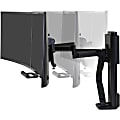 Ergotron TRACE Desk Mount for Monitor, LCD Display - Matte Black - 2 Display(s) Supported - 27" Screen Support - 21.61 lb Load Capacity - 75 x 75, 100 x 100