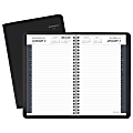 AT-A-GLANCE® Daily Appointment Book/Planner, 4 7/8" x 8", Black, January to December 2019