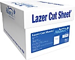 Alliance Processed Lazer Cut Sheet Copy Paper, 8-1/2" x 11", 5-Hole Punch, 92+ Bright, 20 Lb, White, 500 Sheets Per Ream, Carton Of 5 Reams