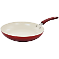 Oster Non-Stick Aluminum Frying Pan, 12”, Red