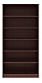Lorell® Essentials 72"H 6-Shelf Bookcase, Mahogany 1 thumbnail image