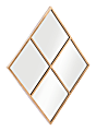 Zuo Modern Meo Mirror, 40-5/8"H x 31-5/16"W x 1-5/8"D, Gold