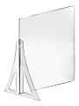 Azar Displays Cashier Shields, 18" x 24", Clear, Set Of 2 Shields